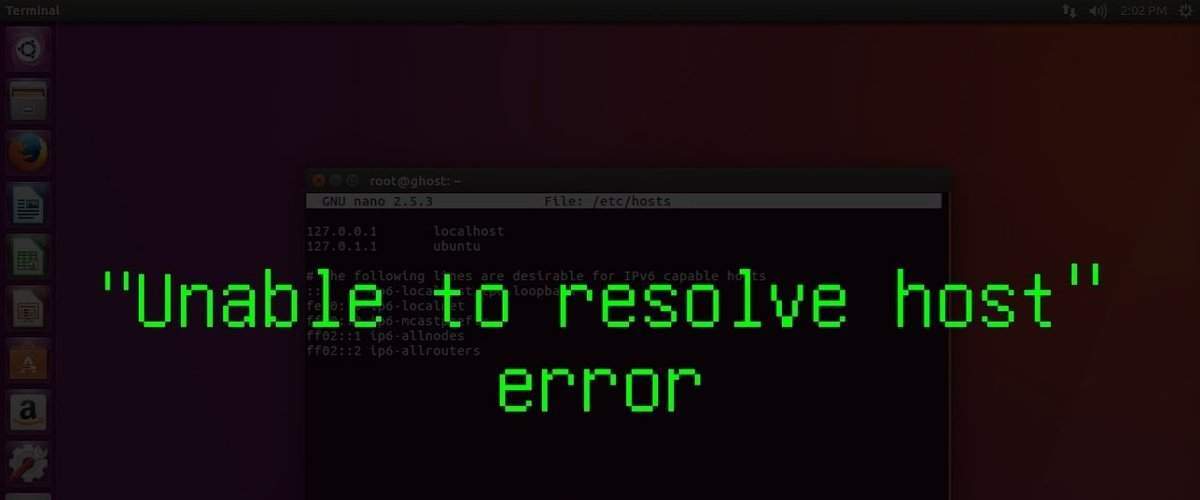 Фото Команда sudo возвращает ошибку «unable to resolve host»